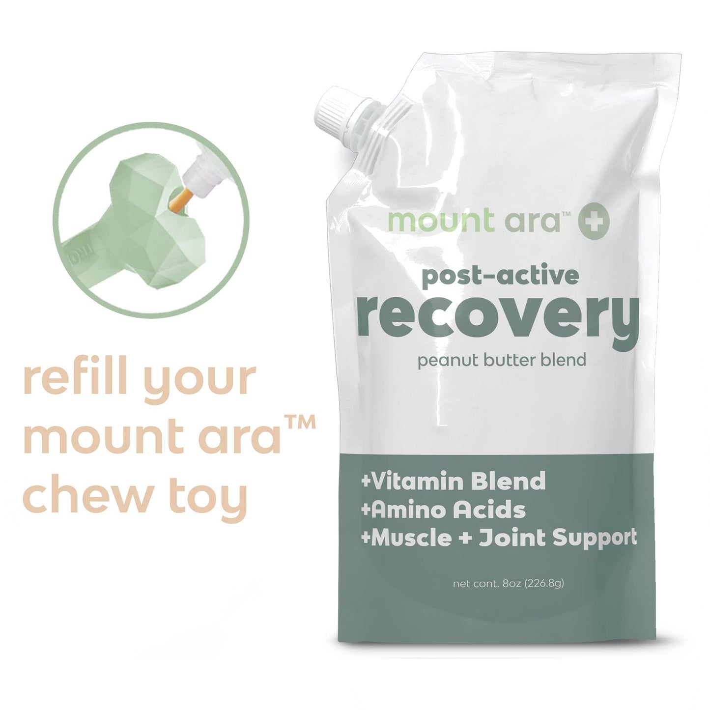 Beurre de cacahuète sain pour chiens : Active Recovery