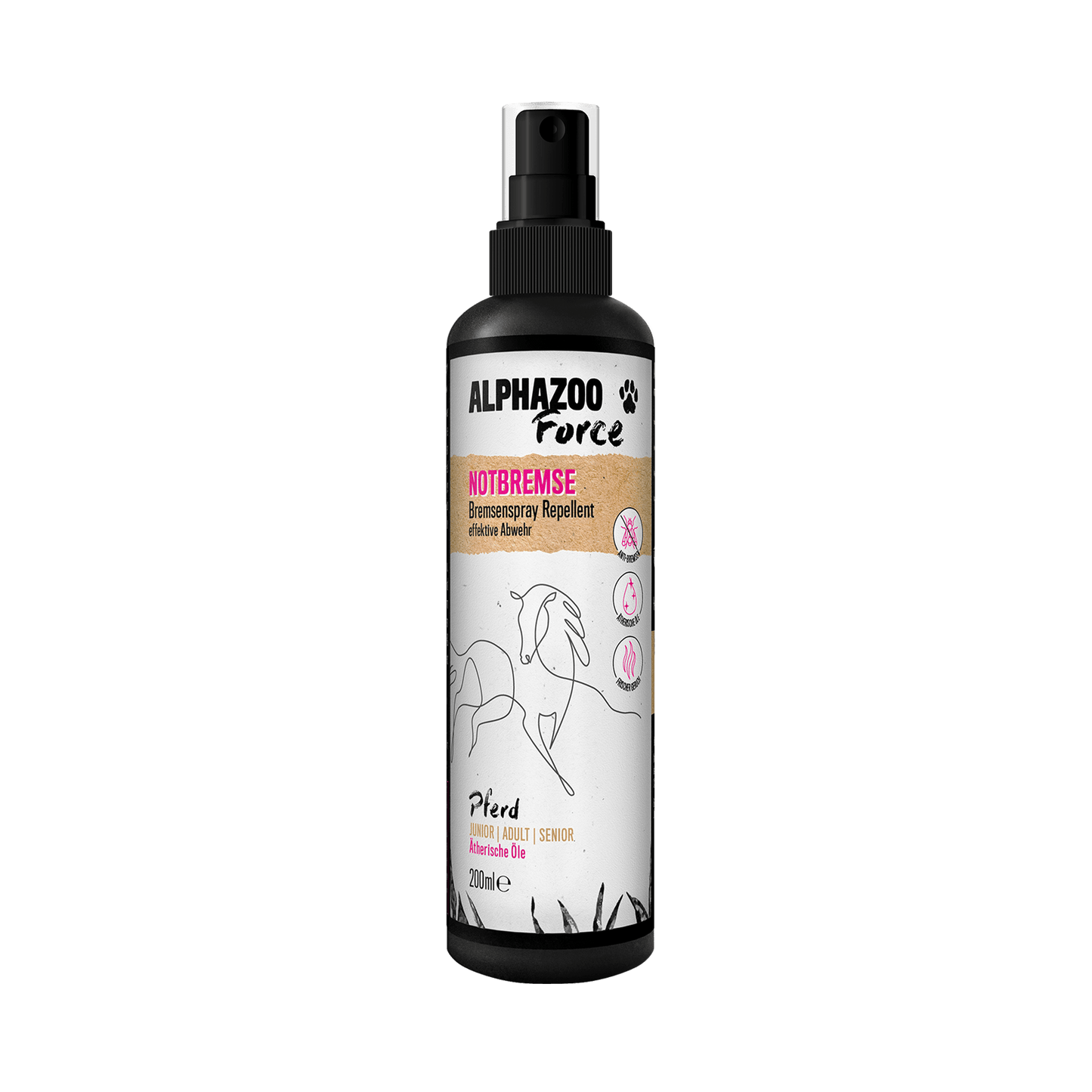 Spray anti insectes pour chevaux