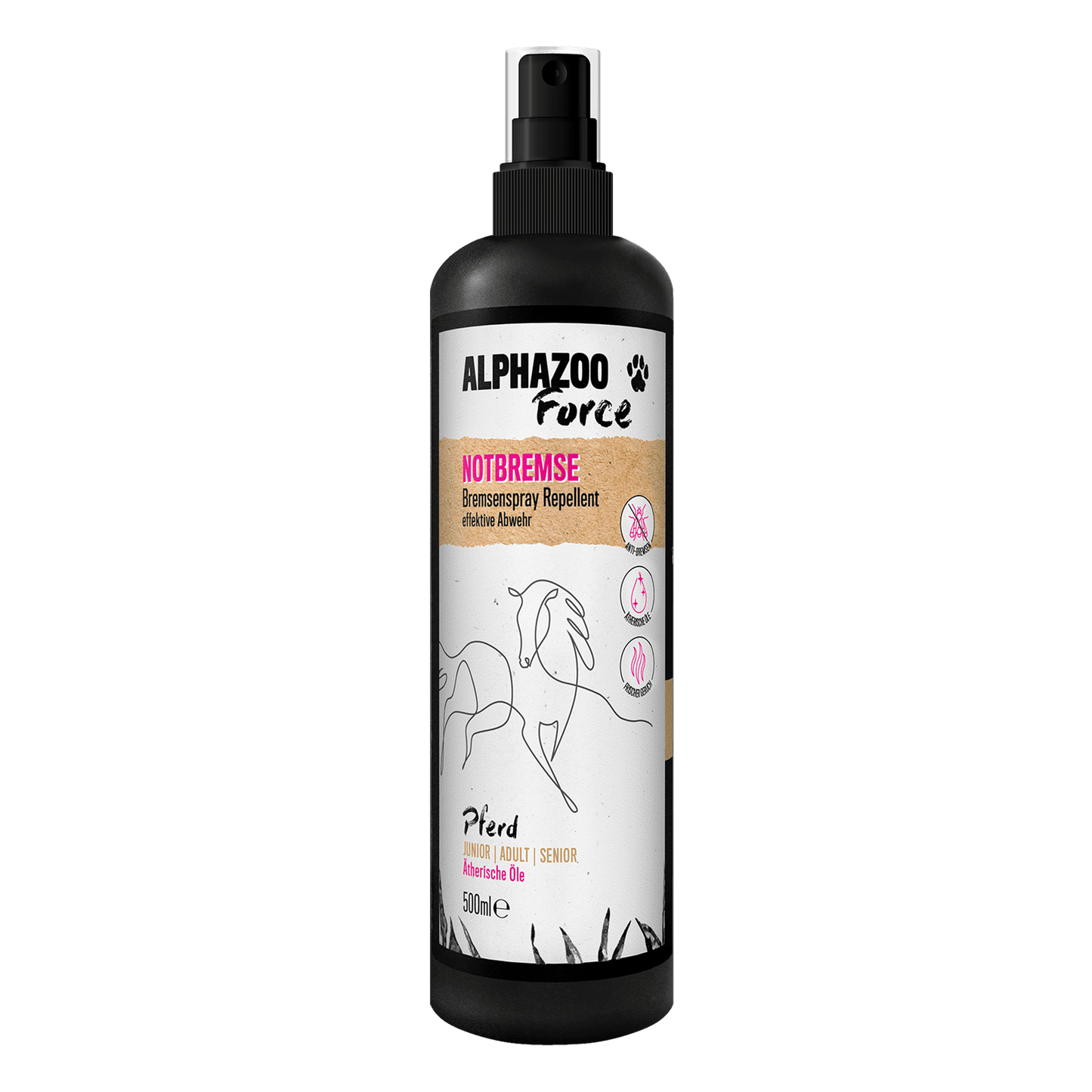 Spray anti insectes pour chevaux