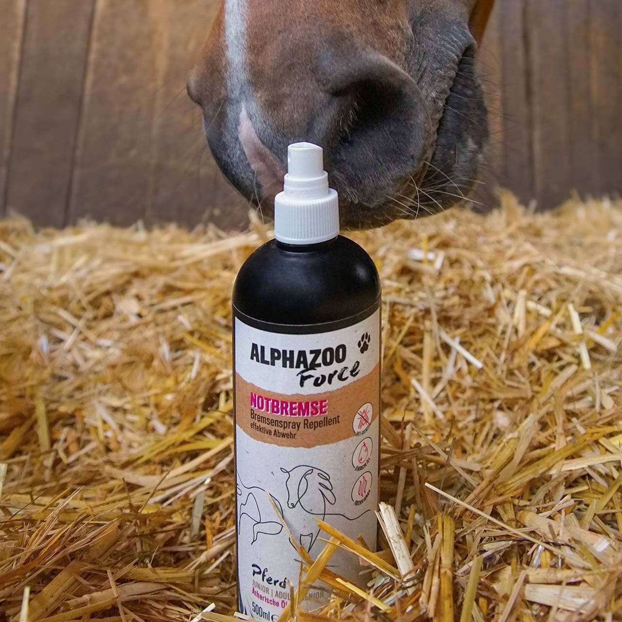 Spray anti insectes pour chevaux