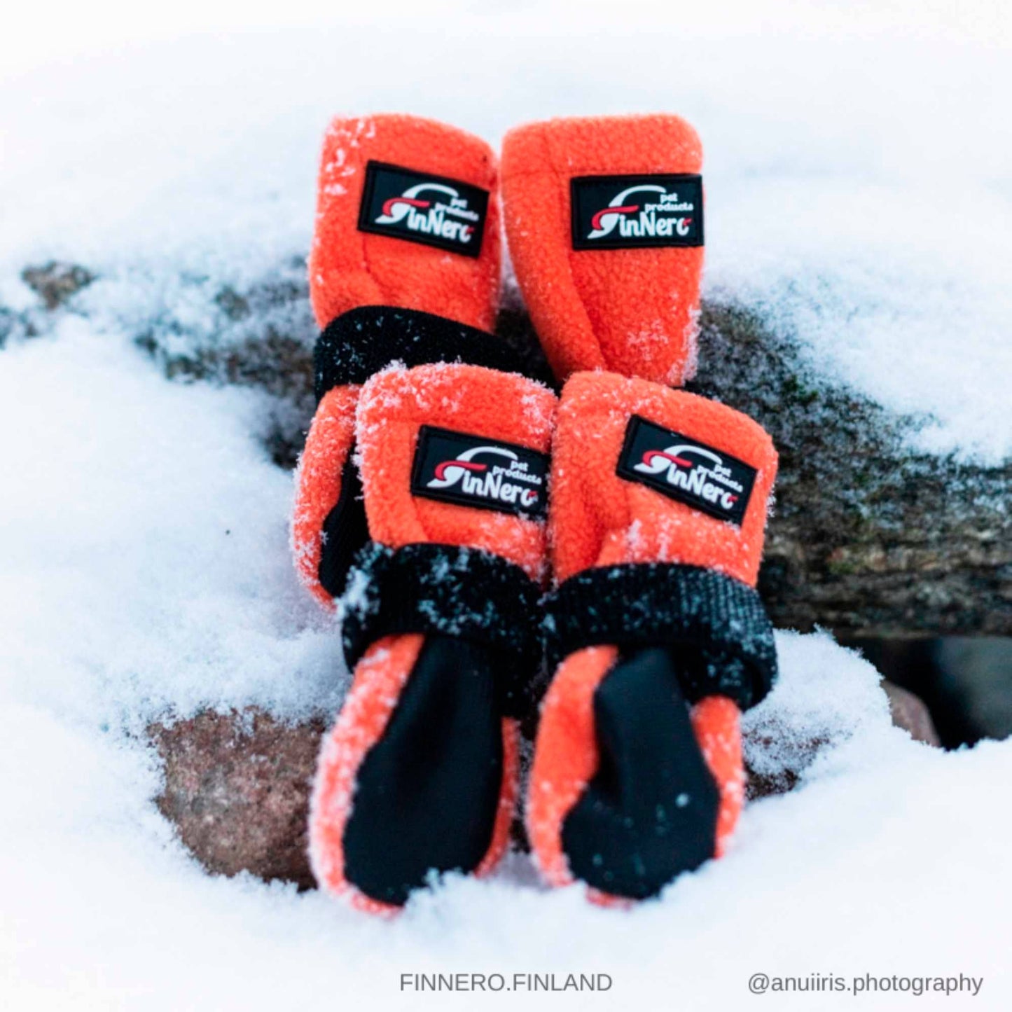 Chaussons HALLA pour chiens (4 pièces/paquet), 3 couleurs